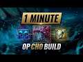 OP Cho'gath Mid Build in 1 Minute - League of Legends #Shorts