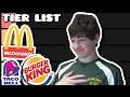 Restauraunt TIER LIST!! (McDonald's, Burger King, and MORE!!)