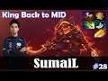 SumaiL - Ember Spirit MID | King Back to MID | Dota 2 Pro MMR Gameplay #28