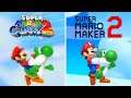 Super Mario Galaxy 2 Grandmaster Galaxy Remade in Super Mario Maker 2