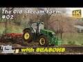 The Old Stream Farm with Seasons Ep02 | Plowing, spreading slurry and cultivating | FS19 Timelapse