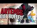 Artemis Small Change = HUGE BUFF
