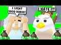 BUYING MY SPOILED DAUGHTER A RIDEABLE PET ON ADOPT ME! NEW UPDATE! (Roblox)