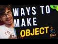 Different ways to create Object in Java : New Keyword | clone() object | #shukriyajava #java