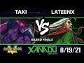 F@X 419 GRAND FINALS - Taki [L] (Rasetsumaru) Vs. LATEENX (Yunfei) Samurai Showdown 5 Special