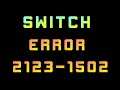 How to Fix Nintendo Switch Error 2123-1502