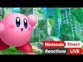 Kirby and the Forgotten Land || NINTENDO DIRECT REACTIONS