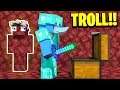TROLLING MY BOYFRIEND IN MINECRAFT ! (Invisible in the NETHER!) | Minecraft Little Kelly Survival