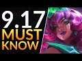 What YOU MUST KNOW in Patch 9.17 - HUGE Changes: Reworks and Meta Tips | League of Legends Pro Guide