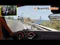 Arrancones en la carretera terminan mal, choques extremos en el multiplayer de BeamNG Drive