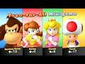 Mario Party 10 Haunted Trail Peach vs Toad vs Donkey Kong vs Daisy
