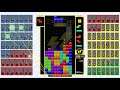 my tetris line clear sends 8 and 7 lines in tetris 99 teams!!!!