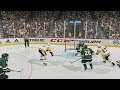 NHL 20 Penguins vs Wild franchise mode (Crazy Ai goalie)