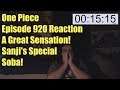 One Piece Episode 920 Reaction A Great Sensation! Sanji's Special Soba!