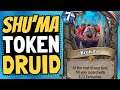 SHU'MA IN DRUID?! It's a PERFECT Fit in Tree-Free Token Druid! | Descent of Dragons | Hearthstone