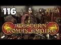THE GREAT WAR AGAINST THE VISIGOTHS...BEGINS! Total War: Attila - Western Roman Empire Campaign #116