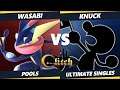 Glitch Konami Code - Wasabi (Greninja) Vs. Knuck (Game & Watch) SSBU Ultimate Tournament