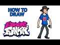 How To Draw Shaggy in Viernes Noche Webiando' Friday Night Funkin' Step by Step