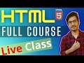Learn HTML Live Full Course : Learn HTML | #htmltutorial #livehtml #codewithankit