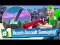 NEW Beach Assault LTM Gameplay - Fortnite Battle Royale