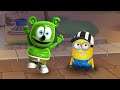WHO IS THE BEST?GUMMY BEAR RUNNING  vs MINION from Despicable Me?