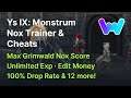 Ys IX: Monstrum Nox Trainer +30 Cheats (Unlimited SP, 100% Drop Rate, Stealth Mode, & 27 More)