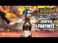 Arcane Jinx of League of Legends Joins the Fray in Fortnite