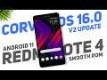 Corvus OS 16.0 V2 Update For Redmi Note 4 | Android 11 | Smooth Rom | Review