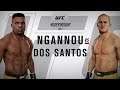 Francis Ngannou Vs. Junior dos Santos : UFC On ESPN 3 Simulation : UFC 3 Gameplay (CPU Vs. CPU)