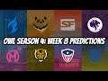 Overwatch League Season 4 Week 8 Predictions