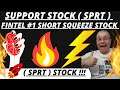 SPRT STOCK RANKED NUMBER 1 SHORT SQUEEZE SCORE FINTEL | SUPPORT STOCK HUGE GAINS