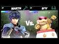 Super Smash Bros Ultimate Amiibo Fights – Request #17384 Marth vs Roy Koopa