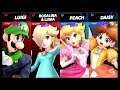 Super Smash Bros Ultimate Amiibo Fights  – Request #19366 Luigi & Rosalina vs Peach & Daisy