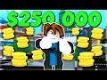 USING 250K COINS ON NOOB ACCOUNT *25K+ ROBUX* Superhero City (ROBLOX)
