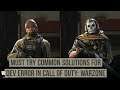 Common solutions for Dev error in Call of duty:Warzone
