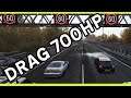 DRAG RACE 700HP z Widzami FWD Honda Civic, Abart, Acura, Type R