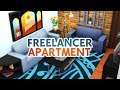 FREELANCER APARTMENT // Sims 4 Speed Build