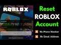How To Recover Roblox Account Without Email or Phone Number