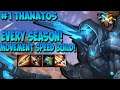 I'M NUMBER ONE THANATOS FOR 3 SEASONS RUNNING! MOVEMENT SPEED! - Masters Ranked Duel - SMITE