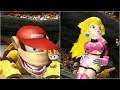 Mario Strikers Charged - Diddy Kong vs Peach - Wii Gameplay (4K60fps)