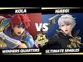 4o4 Smash Night 33 Winners Quarters - Kola (Roy) Vs. iGreg! (Robin) SSBU Ultimate Tournament