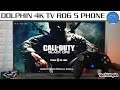 Call of Duty Black Ops Dolphin 4K TV Game test/ROG 5 Snapdragon 888 Wii games in 2021