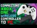 How to CONNECT / SETUP / PAIR Xbox One Wireless Controller Adapter