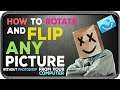 How to Rotate and Flip Any picture and rotate clockwise and counterclockwise from your computer .