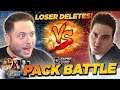 LOSER DELETES BEST CARD!! 2 WAYS 2 WIN PACK BATTLE vs Edward! | WWE SuperCard Season 6
