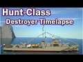 Minecraft: Ship Building Timelapse - Hunt-Class Destroyer