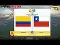 PES 2019 (PC) Colombia vs Chile | COPA AMERICA QUARTER FINAL | 28/06/2019 | 4K 60FPS