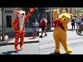 Pooh & Tigger with Piglet, Rabbit and Eeyore in the Main Street Trolley Cavalcade, Magic Kingdom