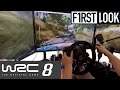 WRC8 RALLY  - CORSICA STAGE - TS-PC Sparco Rally wheel - FANATEC GEAR AND HB
