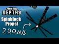 200m/s for Free! Spinblock Wing-Propeller Tutorial - From the Depths (OUTDATED)